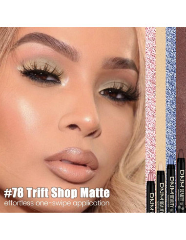 Barra de Sombra de Ojos Mate Nude evpct 2.27g Resistente al Agua