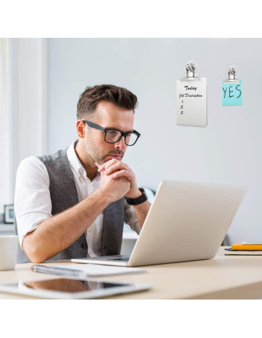 20 Clips de Ventosa Aufind de Plástico para Baño y Cocina