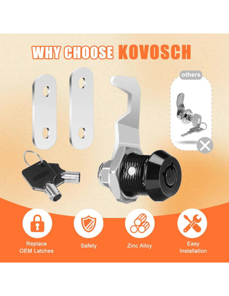 Cerraduras de Caja de Herramientas KOVOSCH - Paquete de 2 Cerraduras de Caja de Herramientas KOVOSCH - Paquete de 2
