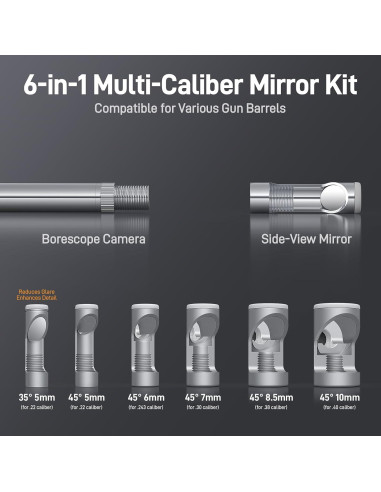 Borescope USB-C Teslong NTG100H-C para Rifles, 66cm, 6 LEDs