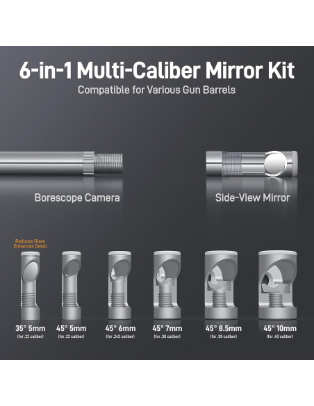 Borescope USB-C Teslong NTG100H-C para Rifles, 66cm, 6 LEDs