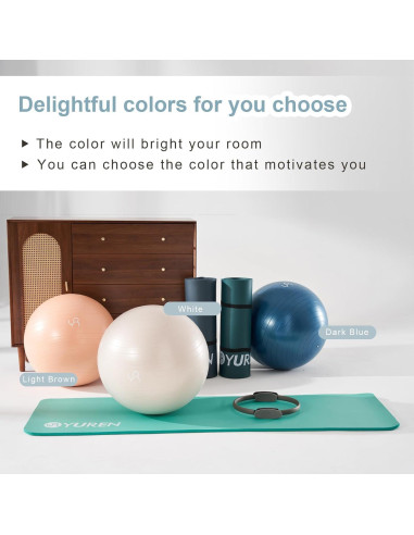 Bola de Ejercicio RYTMAT 55cm Antirrotura y Antideslizante