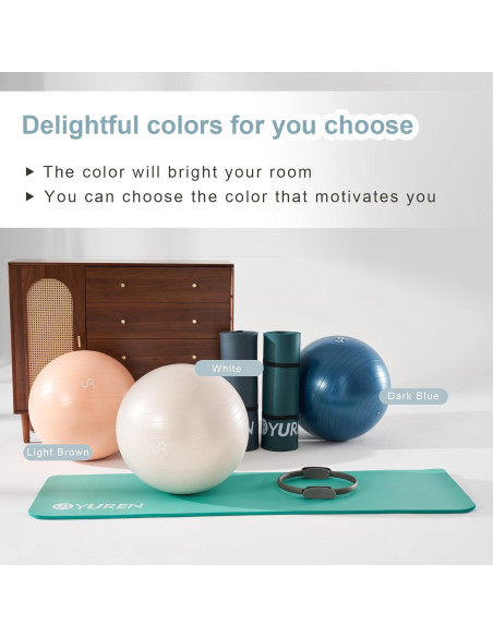 Bola de Ejercicio RYTMAT 55cm Antirrotura y Antideslizante Bola de Ejercicio RYTMAT 55cm Antirrotura y Antideslizante