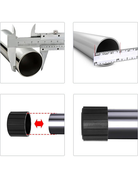 Tapas de patas de silla Flyshop, protectores de goma 38 mm, 4 PCS