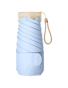 Paraguas Mini Plegable PTGRSWK Azul - Compacto y Ligero