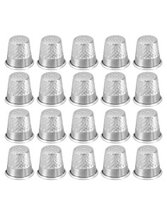 Dedales de Costura uxcell - 20 Pcs Metal Duradero para Manualidades