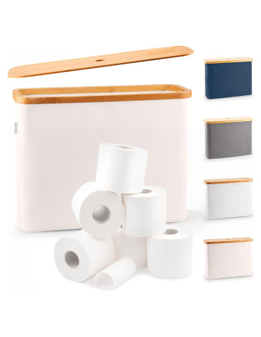 Organizador de Papel Higiénico Lonbet Beige para 12 Rollos