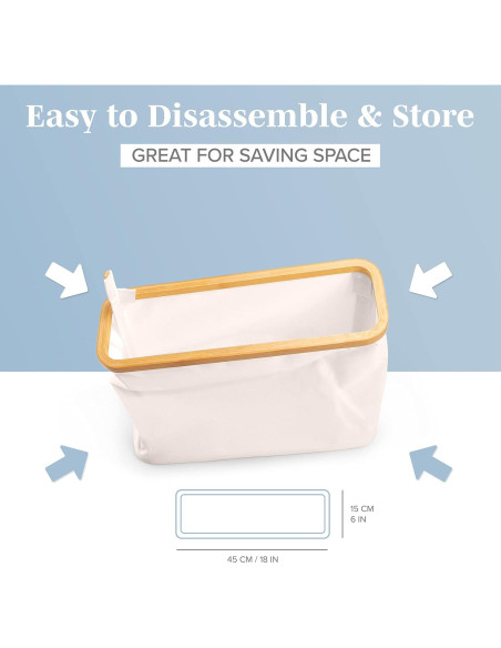 Organizador de Papel Higiénico Lonbet Beige para 12 Rollos