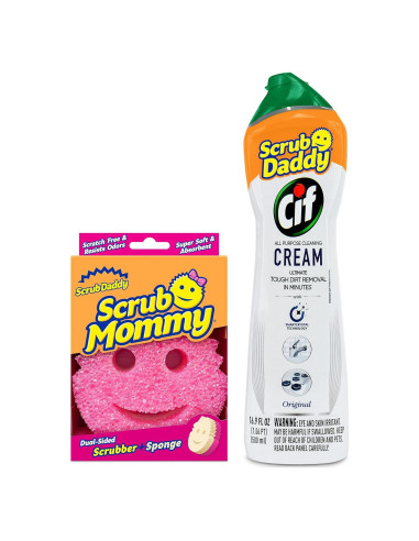 Cif Crema Limpiadora Multiusos 3 Paquetes + Scrub Daddy