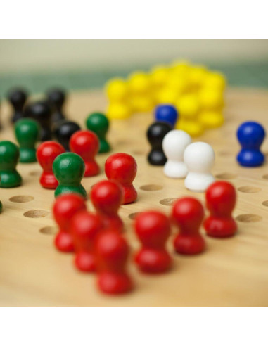 Juego Combo 7-en-1 Hey! Play! para 4 Jugadores - Ajedrez, Ludo y Más