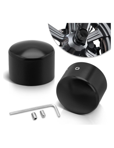 Cubiertas de Tuerca del Eje Delantero PBYMT para Harley 2002-2024