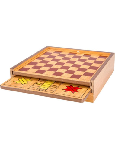 Juego Combo 7-en-1 Hey! Play! para 4 Jugadores - Ajedrez, Ludo y Más