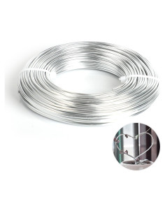 Alambre de Aluminio 30m 2mm Plata Motroce para Manualidades