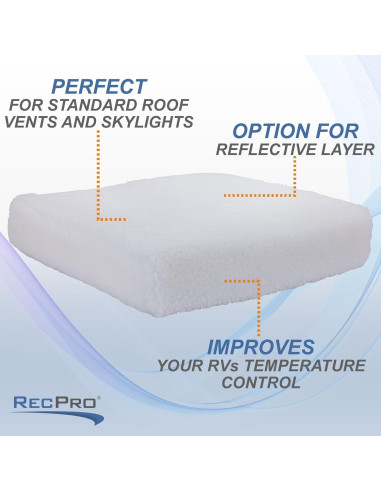 Aislante de Ventilación RecPro RV 35.56x35.56 cm con Capa Reflectante