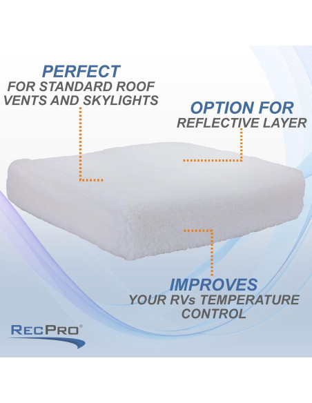 Aislante de Ventilación RecPro RV 35.56x35.56 cm con Capa Reflectante