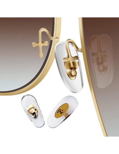 Almohadillas Nasales de Reemplazo HiCycle2 para Ray Ban - Dorado