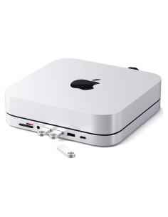 Satechi Hub USB-C y Soporte para Mac Mini M2/M1 - Plata