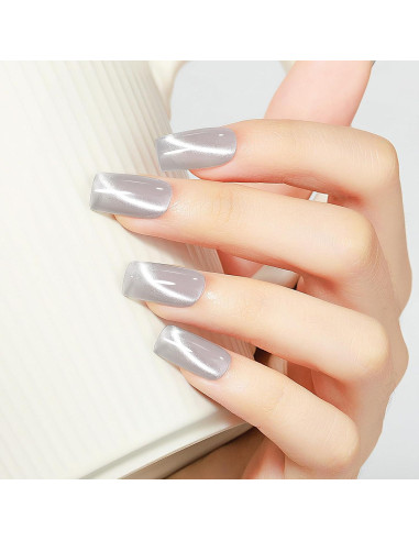 Set de Esmalte de Uñas Gel Ojo de Gato MIZHSE 4 Colores 7ml