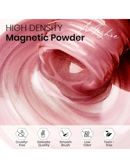 Set de Esmalte de Uñas Gel Ojo de Gato MIZHSE 4 Colores 7ml