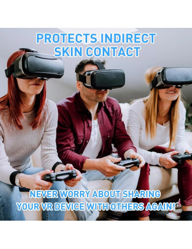 Cubiertas Faciales Desechables VR Yoposeo 20 Pcs para Quest 3/2