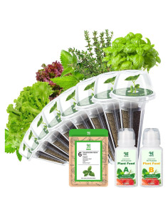 Kit de Cápsulas de Semillas Gourmet HiHOYA - 8 Variedades Hidropónicas