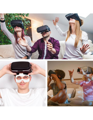 Cubiertas Faciales Desechables VR Yoposeo 20 Pcs para Quest 3/2