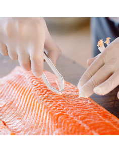 Pinzas para Espinas de Pescado Zaugontw de Acero Inoxidable 2