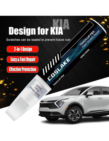 Pintura de Retoque COSLAKE Perla Negra Aurora 12ml para Kia