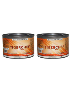 Latas de Combustible en Gel Tiger Chef 2 Horas - 2 Unidades