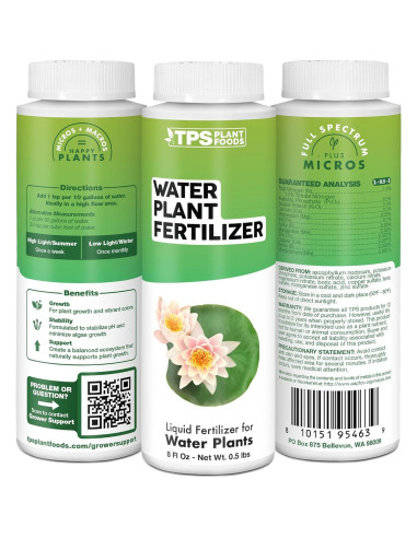 Fertilizante Líquido Completo TPS Nutrients 250ml para Plantas Acuáticas