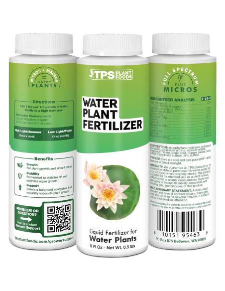 Fertilizante Líquido Completo TPS Nutrients 250ml para Plantas Acuáticas