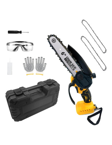 Mini Motosierra 6" SavvyMate Batería 20V Sin Escobillas