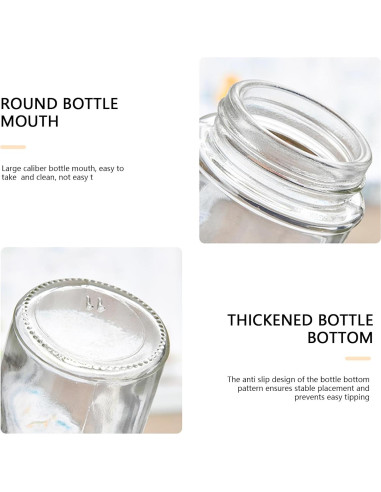 Juego de 4 Saleros y Pimenteros de Vidrio SCWBOEII 85g