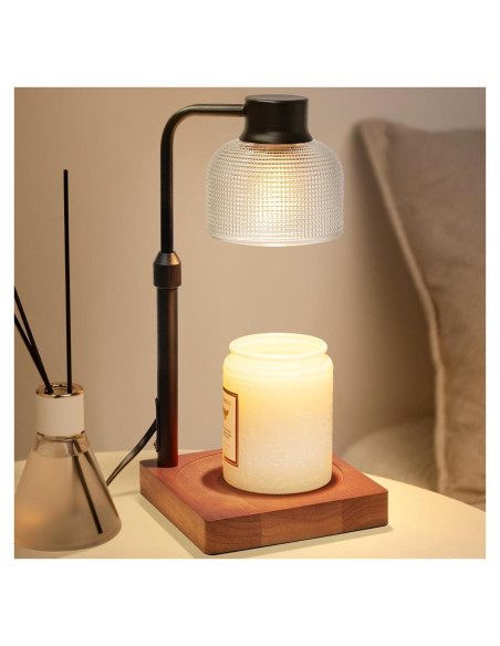 Lámpara Calentadora de Velas KLL Vintage con Temporizador 50W Lámpara Calentadora de Velas KLL Vintage con Temporizador 50W