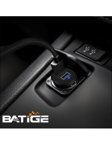 Cable de Montaje en Panel USB 3.0 BATIGE Doble Puerto 30.48cm