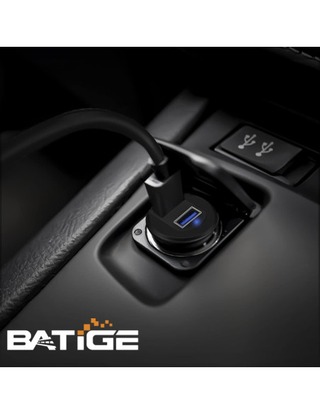 Cable de Montaje en Panel USB 3.0 BATIGE Doble Puerto 30.48cm