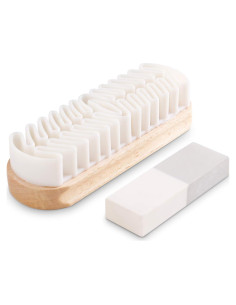 Kit de limpieza para ante y nubuck Care Guys con cepillo y goma