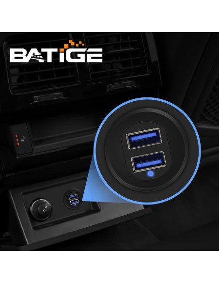 Cable de Montaje en Panel USB 3.0 BATIGE Doble Puerto 30.48cm