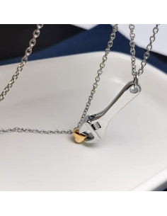 Collar de urna de cremación llave inglesa QeenseKc 55 cm acero inoxidable 2