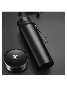 Termo inteligente FateFan 650ml con pantalla LED y doble pared