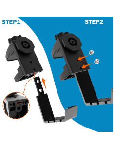 Soporte para Taza de Escritorio EDSRDUX Negro Mediano Antidesbordamiento 2