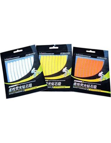 Pegatinas Reflectantes LESOVI 27 Pcs para Bicicleta y Seguridad