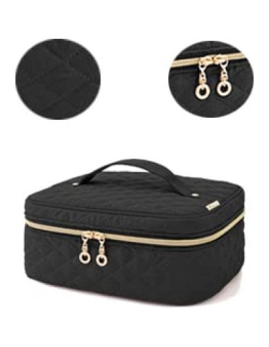 Bolsa de Transporte para Esmalte de Uñas YARWO 24 Botellas 15ml Negro