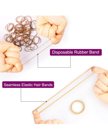 225PCS Redes Invisibles para Moños Rubias + 100 Alfileres