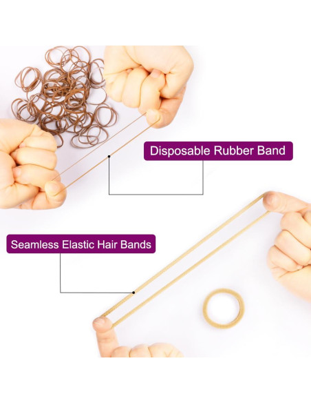 225PCS Redes Invisibles para Moños Rubias + 100 Alfileres