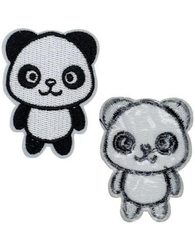 Parches Bordados Woohome 16 PCS para Planchar o Coser Negros