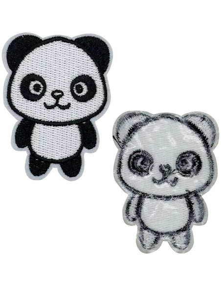 Parches Bordados Woohome 16 PCS para Planchar o Coser Negros