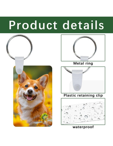 150 Piezas Llavero de Sublimación Doble Cara GEKIXUTP