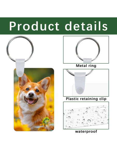 150 Piezas Llavero de Sublimación Doble Cara GEKIXUTP