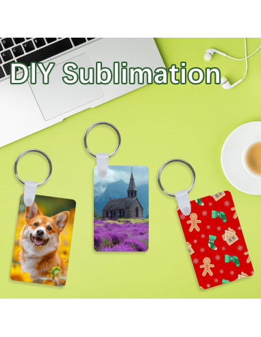 150 Piezas Llavero de Sublimación Doble Cara GEKIXUTP